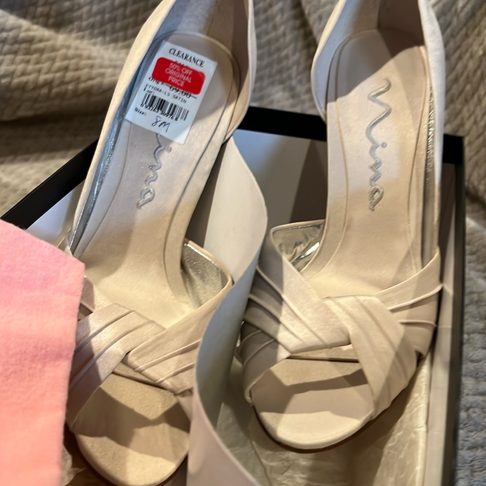 Nina Satin Sandal